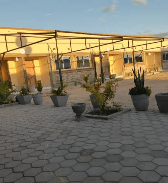 Warm lodge atmosphere